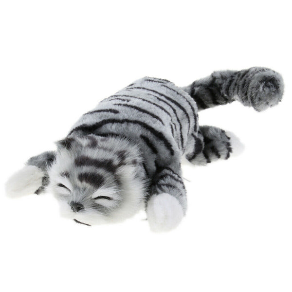 Cuddly Electronic Cat Interactive Plush Animal Robot Toys Electric Robotic Pet -