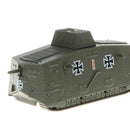 1:100 German Main Battle Tank - German A7V - WWI Infantry Fighting Vehicles