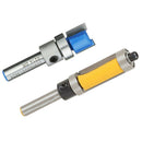 1/4" Shank Straight, Pattern Flush Trim Router Bit Cutter Top Bottom Bearing