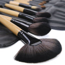 Pro 24 Pcs Makeup Brushes Cosmetic Tool Eyeshadow Powder Brush Set w/ Case