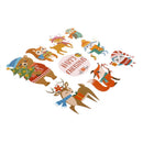 Christmas Patches Set Washable Heat Transfer Iron-on Patch DIY Accessory Pa ï¼D