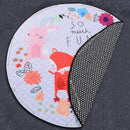 Round Rugs Baby Play Mat Toys Storage Organizer,Nursery Rugs Large polyeste
