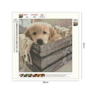 5D DIY Full Drill Diamond Painting Dog Cross Stitch Embroidery Mosaic Kit