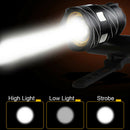 USB Rechargeable Bicycle Lamp LED Bicycle Light Lighting Headligh@