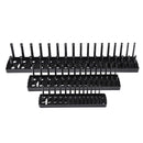 2Pcs ABS Plastic Socket Organizers  Rail Rack Tray Metric Storage Pegs US