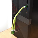 colorful 3.5mm earphone headphone audio cable jack 1 male to 2female split JC3c