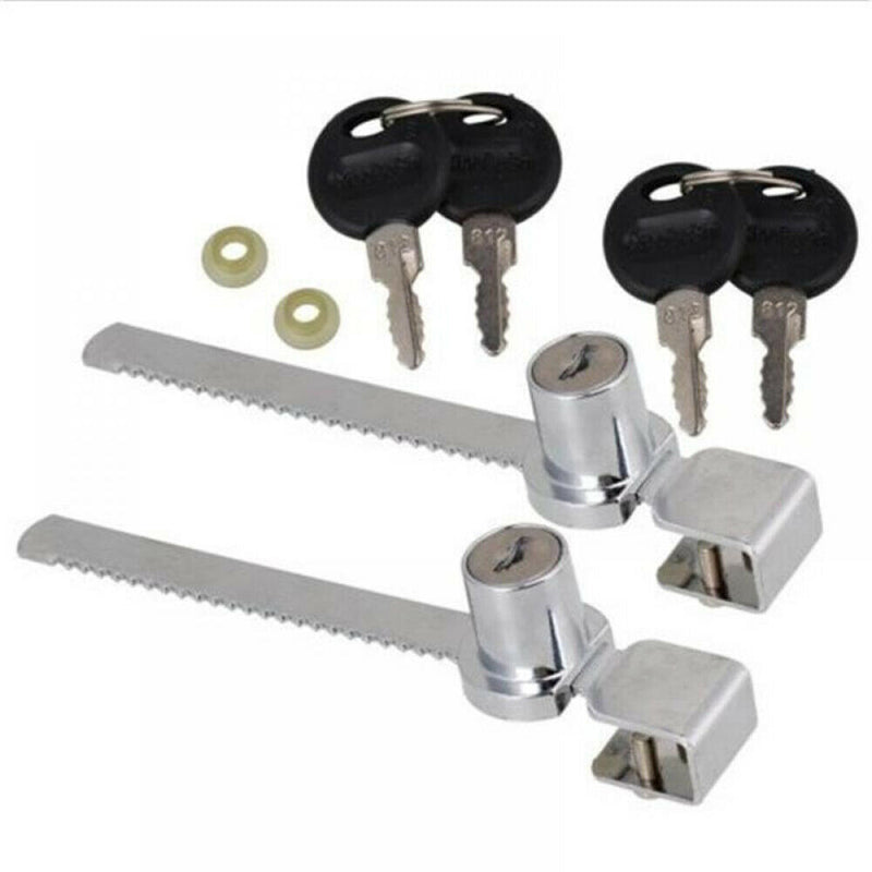 Lock+2Keys Glass Door Keyed Push Showcase Reptile Display Cabinet Sliding Intrig