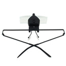 LED Light Adjustable Loupe Folding Glasses Magnifier Metal Frame Headband Watch