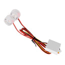 2Pcs Auto 12V-85V Flash Emergency Warning LED Strobe Lights Flasher White