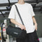 Women Barrel-Shaped Sports Gym Shoulder Bag Waterproof Nylon Bags (Black)