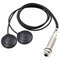 21-INCHES Wire Length 1/4 Inch Output Jack 2 In 1 Piezo Pickup Disc Transdu