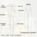 2-In-1 Oil Spray Bottle, Olive Oil Dispenser Kitchen Oil Sprayer For Cookin Z3T4