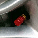 4pcs Aluminium Car Wheel Tyre Valve Stems Air Dust Cover Screw Cap Accessor K4G0