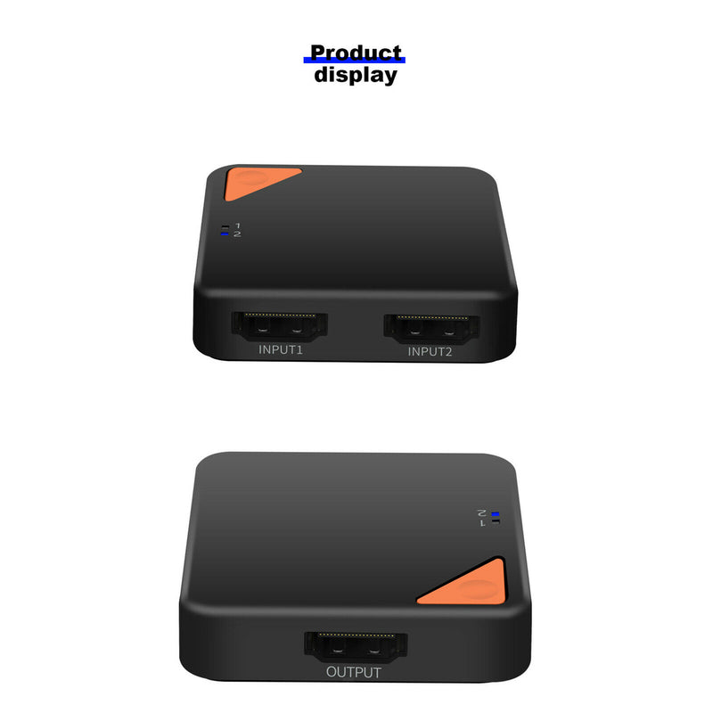Full HD 4K Bi Direction HDMI Switch Switcher Splitter 2In1 Out For HDTV