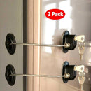 2 Pieces Refrigerator Door Lock Strong Adhesive Freezer Door Lock File Draw