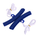 2pcs Motorcycle Saver Changing Tyre Tire Wheel Rim Edge Protectors (Blue)