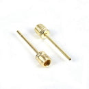 2x Steel Sport Inflating Gas Needle For Football Soccer Ball Air Pump Tool Hn