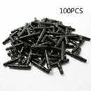 100Pc Plastic Tee joint Hoses Coupling Connector Irrigation Drip System 4mm/7mm