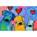 Puppy 5D DIY Full Round Drill Diamond Painting Mosaic Art Cross Stitch Kits