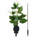 Solar Camellia Flower Lights, Solar Powered Garden Outdoor Decorative Lands