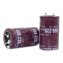 2pcs 30x30mm 220UF Electrolytic Metal Capacitor for Electronic Products Circuit