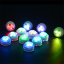 10PCS RGB Remote Control Colorful Waterproof LED Candle Light Lamp Underwater G_