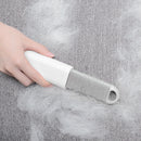 Pet Cat Cleaning Tool Portable Electrostatic Hair Removal Brush (White) A