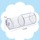Two-Layer Acrylic Organizer Plastic Transparent Round Portable Container St
