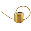 900ml Solid Stainless Steel Golden Long-Mouth Watering Pot Household Garden