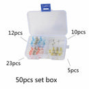 50x Solder Sleeve Heat Shrink Tube Wire Terminal Connectors Waterproof GDF ESW
