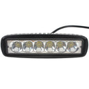 18W 6inch 6LED Work Light Bar Flood Lamp Offroad Driving Fog 4WD ATV SUV Truc OZ