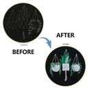 1 set Embroidery Hanging Picture Beginners Starter Kit Cross Stitch with Hoop