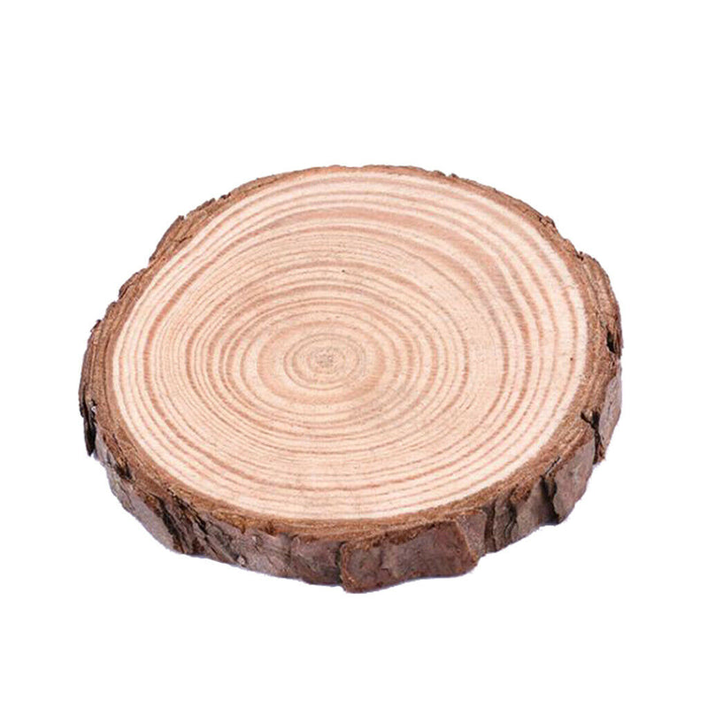 5pcs 7-8cm Blank Natural Wood Slices Circles Log Discs for Drawing DIY Craft