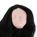 1/6 Normal Skin Blank Headsculpt Female Ball-Jointed Head with Straight Hair