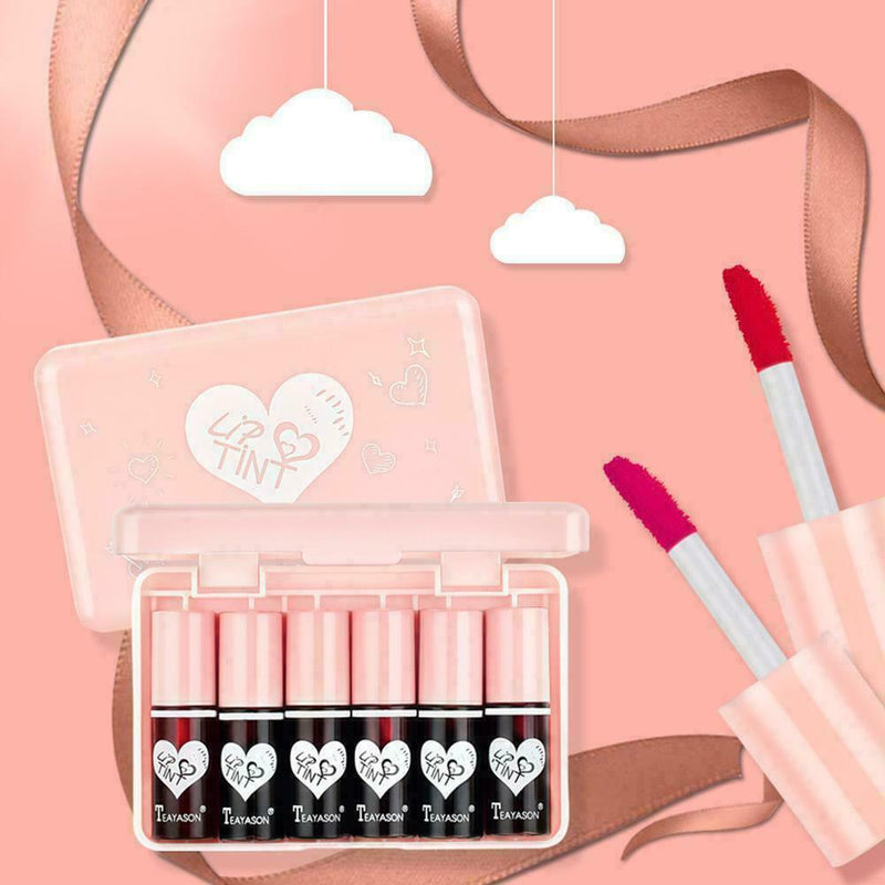 6 Color Matte Lipstick Liquid Long-Lasting Matte Lip Glaze Shimmer Lip Glos N7I6