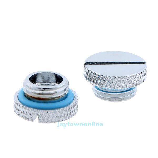 2 Pcs G1/4 Thread Low Profile Plug for PC Water Cooling Radiator Reservoir