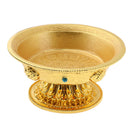 Alloy Lotus Fruit Bowl Buddhist Temple Decoration Religious Ceremonial Plate