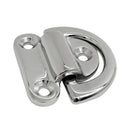 Folding Pad Eye Deck Lashing Ring Staple Cleat Anchor Point for Trailer Boat RV
