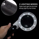 Magnifying Glass With 10 Dimmable Led Lights By Magdisc,5X 20X Handheld Mag L4I2
