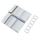 New Modern Bathroom Shower Curtains Extra Long with Hooks 180 x 200 cm (Inn X5C2