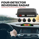 4 Sensors Display Car Parking Sensor Kit Auto Monitor Detector System Universal