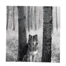 2 Panels Silky Polyester Window Curtain Darkening Thermal Bath Drape - Gray Wolf