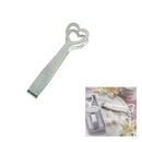 Stainless Steel Love Heart Sugar Ice Cube Tong Kitchenware Buffet Dinner Tool JR