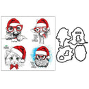 Merry Christmas Metal Cutting Dies And Clear Stamp Set For DIY Scrapbooking