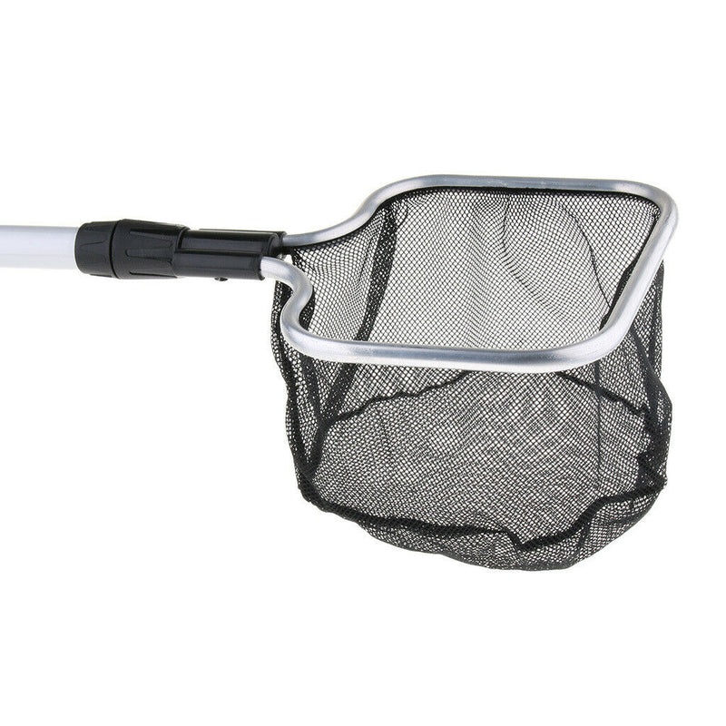 Square Shape Extensible Handle Aquarium Goldfish Fishing Landing Net