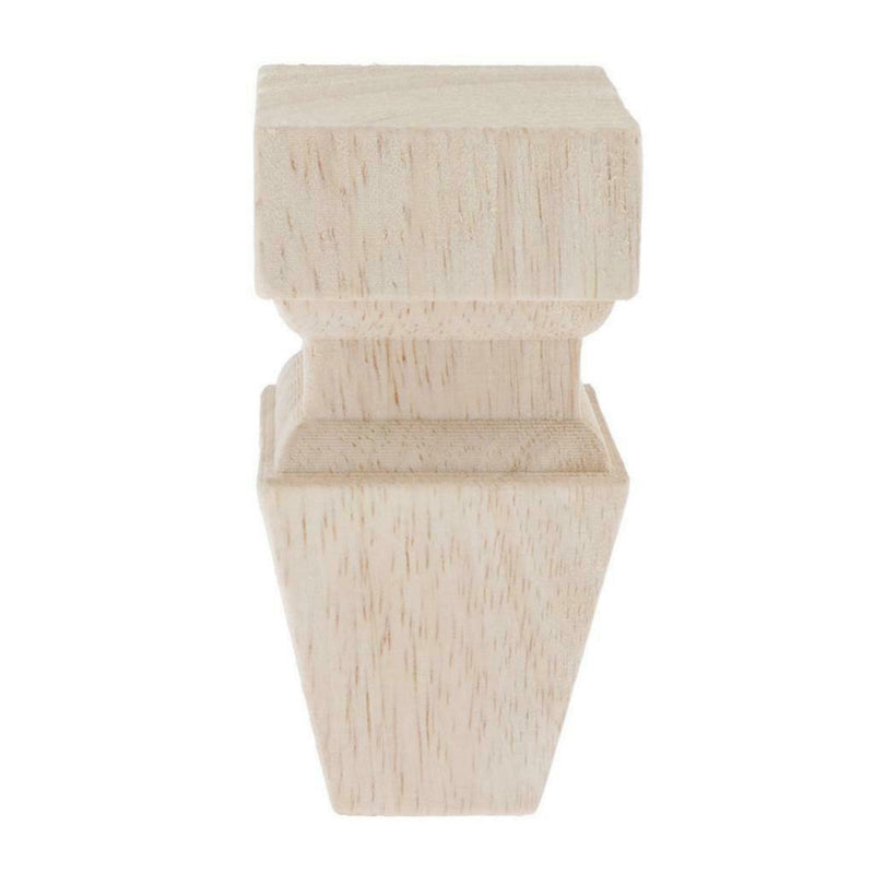 6pcs Solid Wood Sofa Legs 4" Unfinished  For