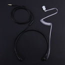 1pin 3.5mm Throat Mic Microphone Covert Acoustic Tube Earpiece Headset For