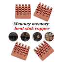 8Pcs Copper Graphics Video Card VRAM CPU Cooling Cooler Chip Heat Sink Radi I6V3