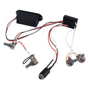 2 Band EQ Preamp Circuit Pickup Wiring Harness for Electric Guitar Bass Parts
