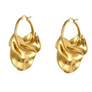 Irregular Hoop Earrings For Women Geometric Round Statement Earrings Fashio